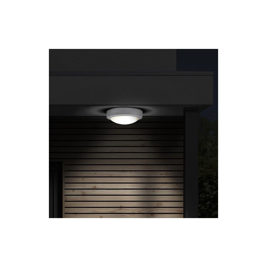 LED Plafondlamp voor buiten SIENA LED/13W/230V IP54 diameter 17 cm wit