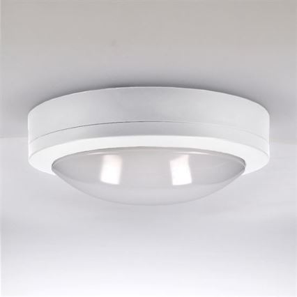 Plafonnier extérieur SIENA LED/13W/230V IP54 d. 17 cm blanc