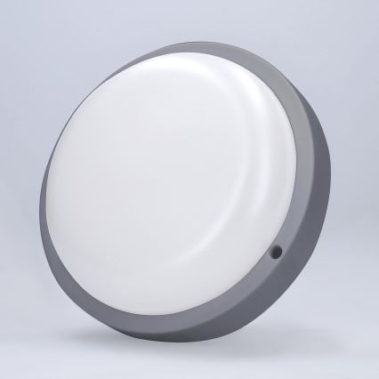 Applique murale extérieure LED/20W/230V 4000K IP54 gris arrondi