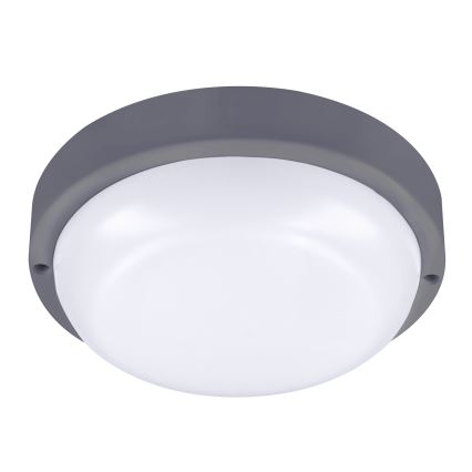 Applique murale extérieure LED/20W/230V 4000K IP54 gris arrondi