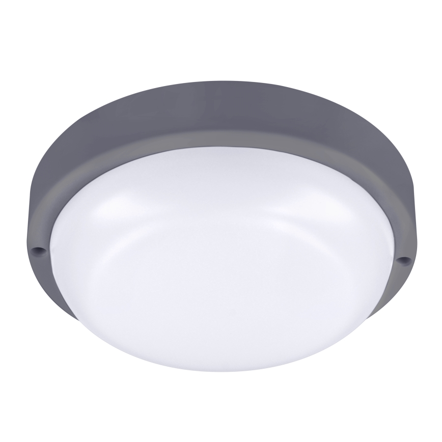 Applique murale extérieure LED/20W/230V 4000K IP54 gris arrondi