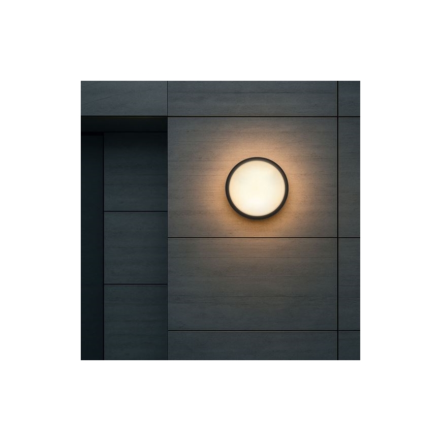 LED buitenwandlamp 2-in-1 LED/20W/230V 3000/4000/6500K IP65 Ø 22 cm