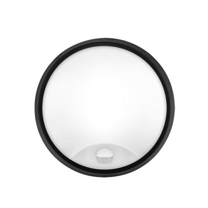 LED buitenmuurlamp met 2-in-1 sensor, 20 W, 230 V, 3000/4000/6500 K, IP65, Ø 22 cm