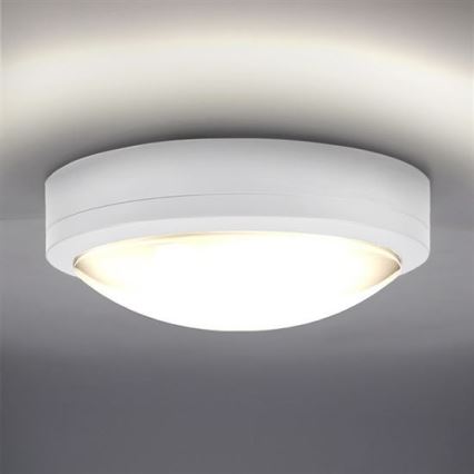 LED Plafondlamp voor buiten SIENA LED/20W/230V IP54 diameter 23 cm wit