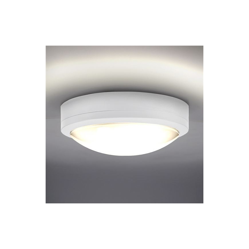 Plafonnier extérieur SIENA LED/20W/230V IP54 d. 23 cm blanc