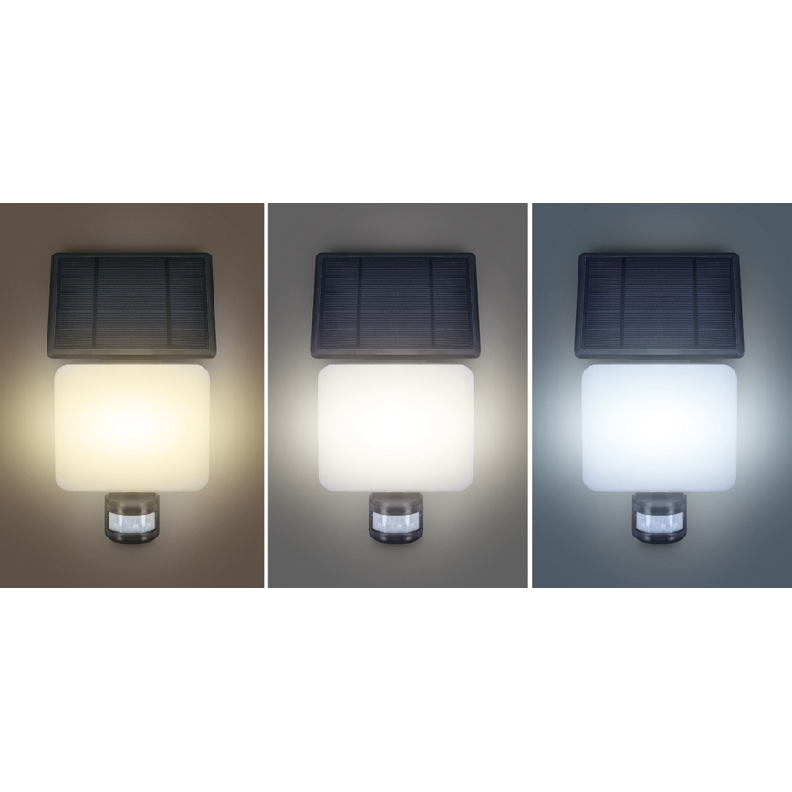 LED Zonne-spot met bewegingssensor LED/11W/3,7V 4400mAh 3000K/4000K/6500K IP54