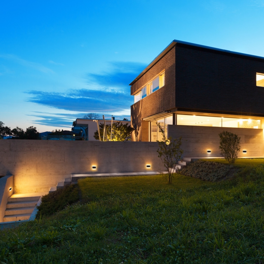 Applique murale d'extérieur MODENA LED/12W/230V 3000/4000/6000K IP54 noir