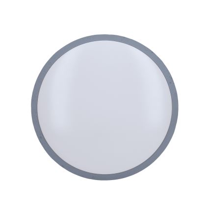 LED Dimbaar Plafondlamp GREY LED/48W/230V 3000-6500K grijs Ø 38 cm + afstandsbediening