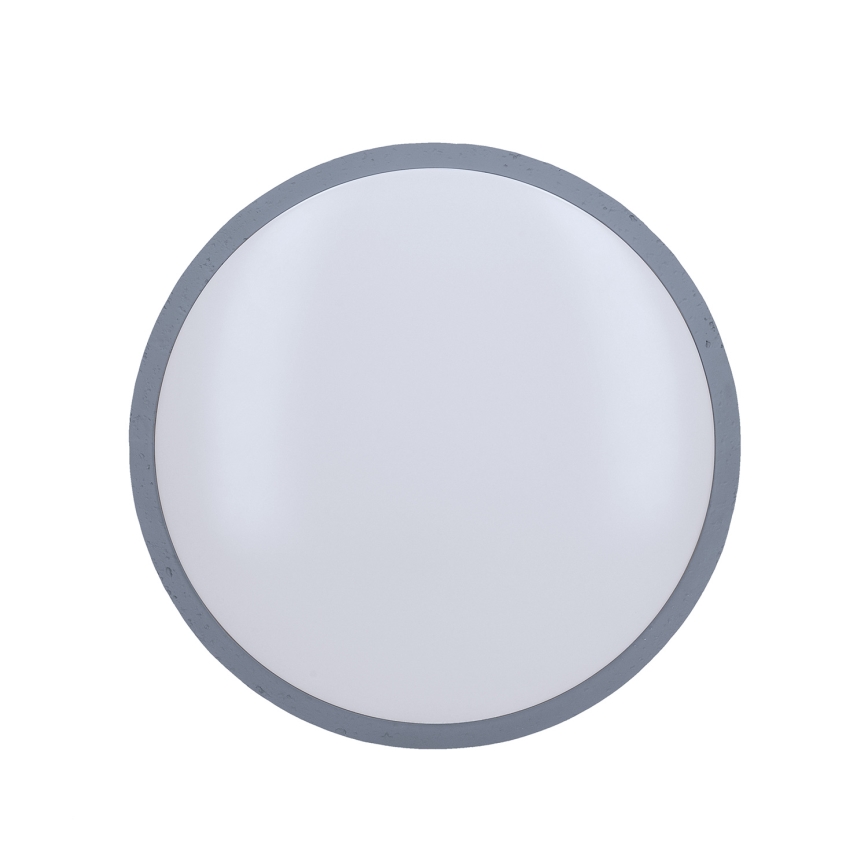 LED Dimbaar Plafondlamp GREY LED/48W/230V 3000-6500K grijs Ø 38 cm + afstandsbediening