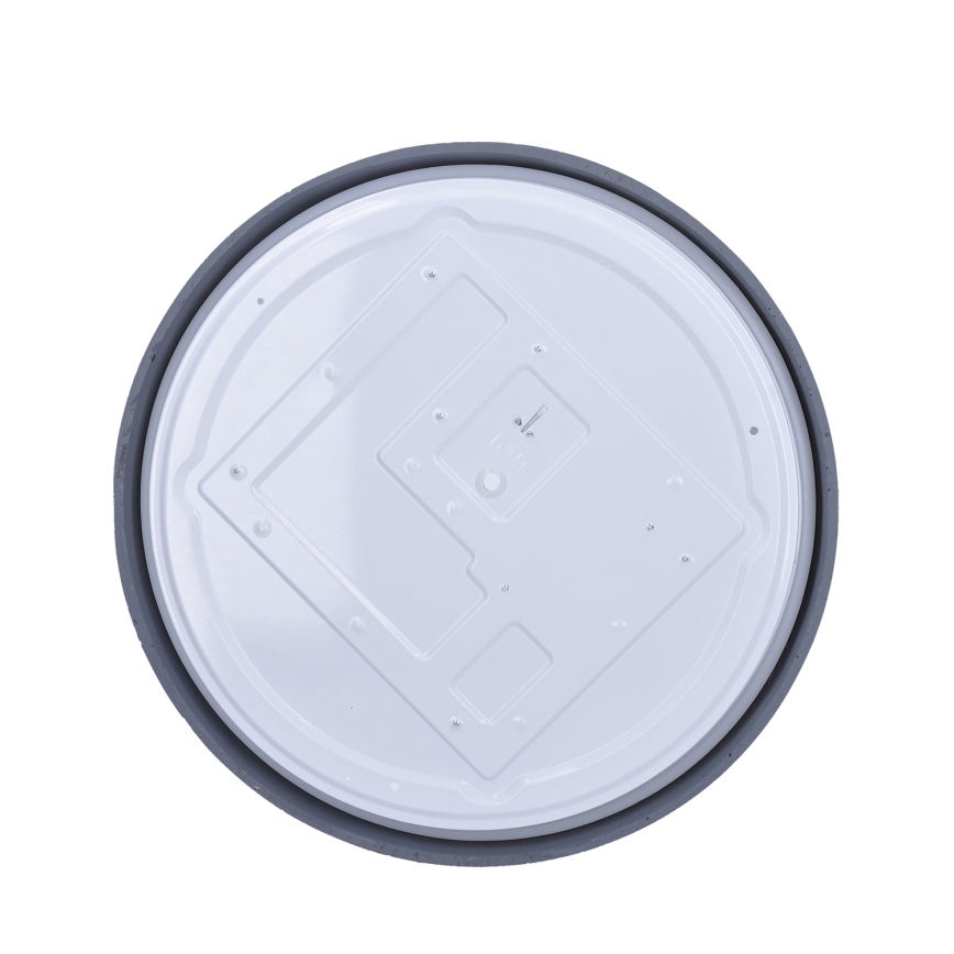 LED Dimbaar Plafondlamp GREY LED/48W/230V 3000-6500K grijs Ø 38 cm + afstandsbediening