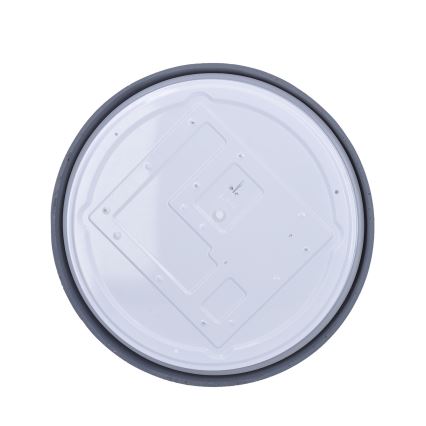 Dimbare LED plafondlamp GREY LED/48W/230V 3000-6500K grijs diameter 38 cm + afstandsbediening