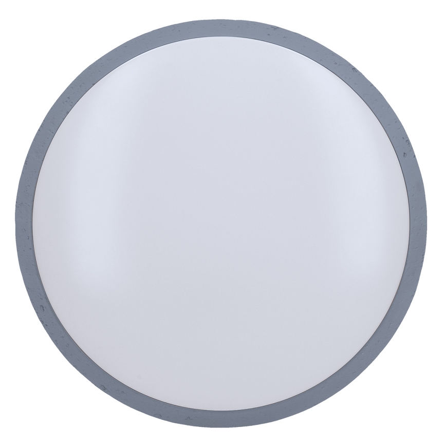 LED Dimbaar Plafondlamp GREY LED/60W/230V 3000-6500K grijs Ø 49 cm + afstandsbediening