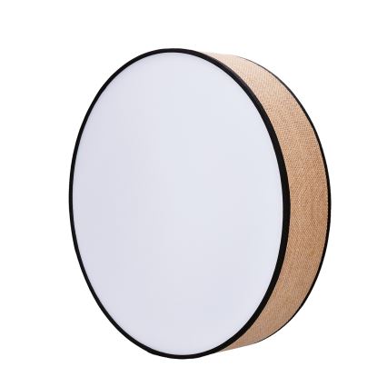 Plafonnier à intensité variable BROWNIE LED/48W/230V 3000-6500K marron d. 40 cm + télécommande