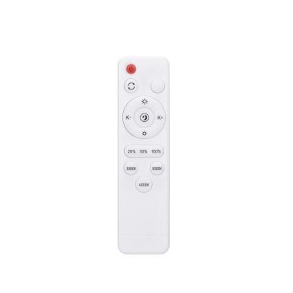 Plafonnier LED dimmable IRON OAK LED/48W/230V 3000–6500K chêne Ø 40 cm + télécommande