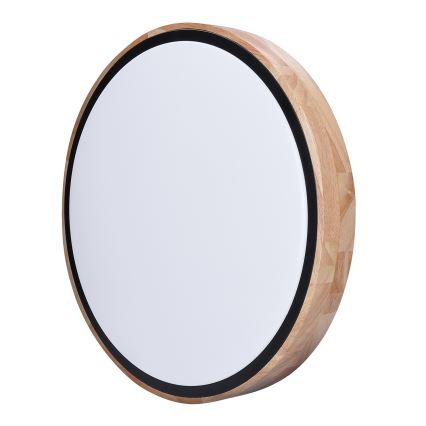 Plafonnier à intensité variable IRON OAK LED/60W/230V 3000-6500K chêne d. 51 cm + télécommande