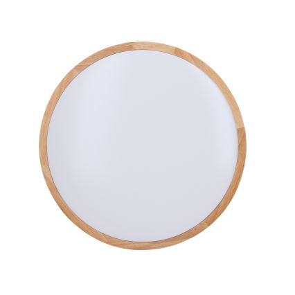 Plafonnier à intensité variable SOLID OAK LED/48W/230V 3000-6500K chêne d. 39 cm + télécommande