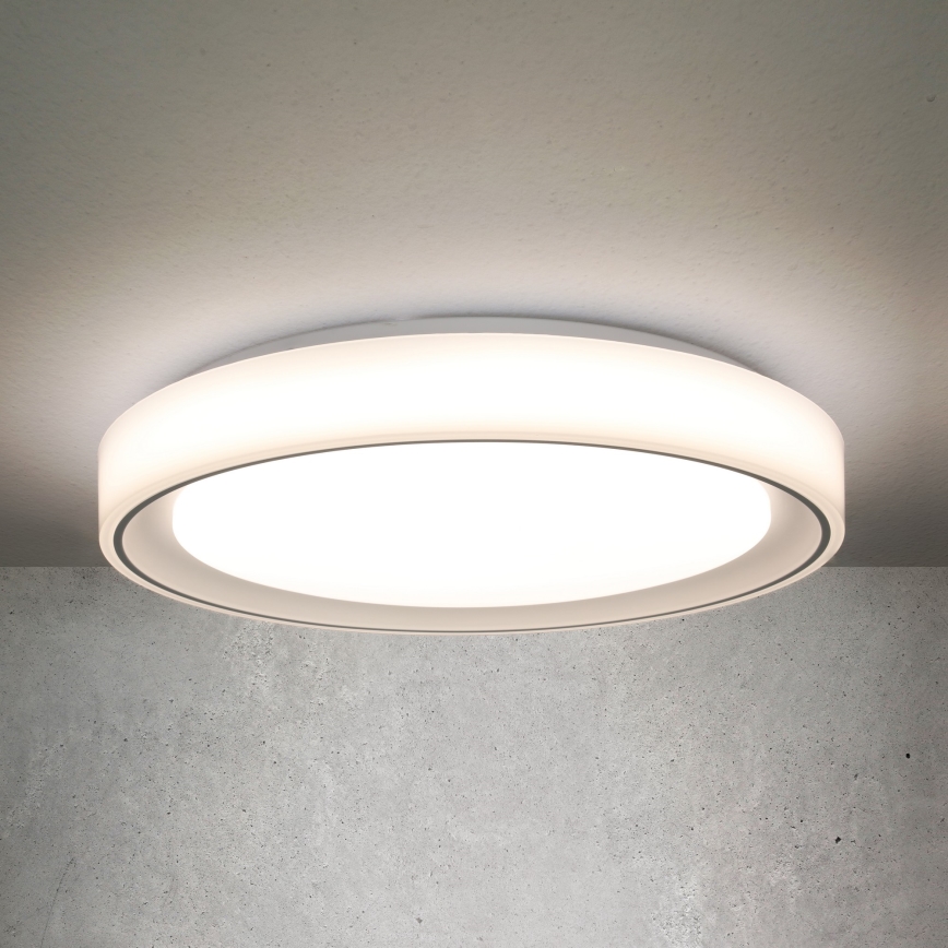 Plafonnier à intensité variable RGB FLOCO LED/30W/230V 3000-6500K + RGB/6W d. 40cm + Télécommande