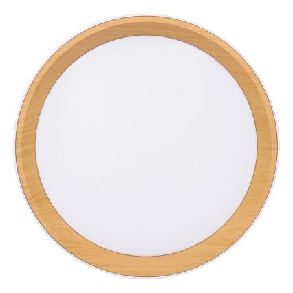 LED Dimbaar plafondlamp LARIOS LED/48W/230V 3000-6500K Ø39 cm wit + afstandsbediening