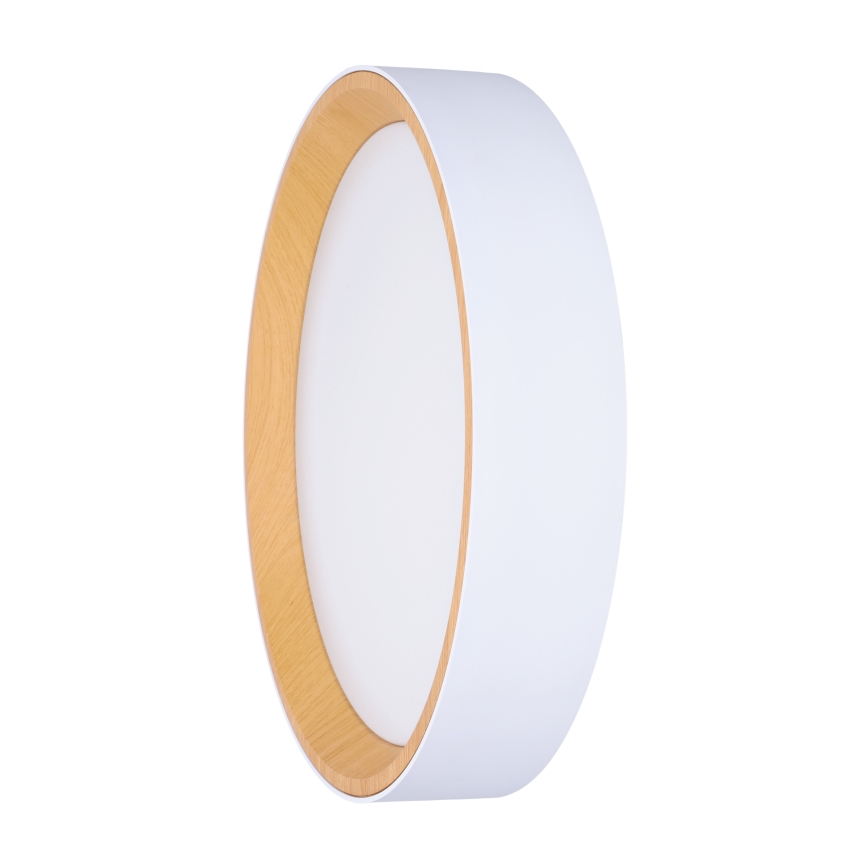 LED Dimbaar plafondlamp LARIOS LED/48W/230V 3000-6500K Ø39 cm wit + afstandsbediening
