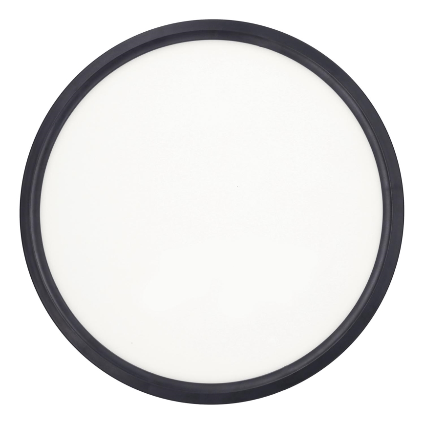 Dimbare LED plafondlamp ESTELA LED/36W/230V diameter 30 cm zwart + afstandsbediening