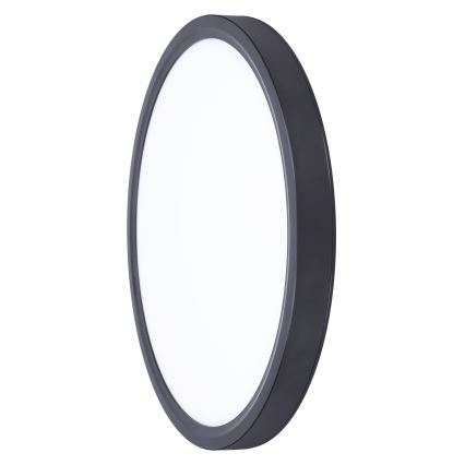 Dimbare LED plafondlamp ESTELA LED/36W/230V diameter 30 cm zwart + afstandsbediening