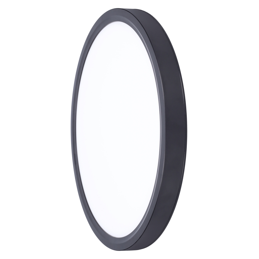 Dimbare LED plafondlamp ESTELA LED/36W/230V diameter 30 cm zwart + afstandsbediening