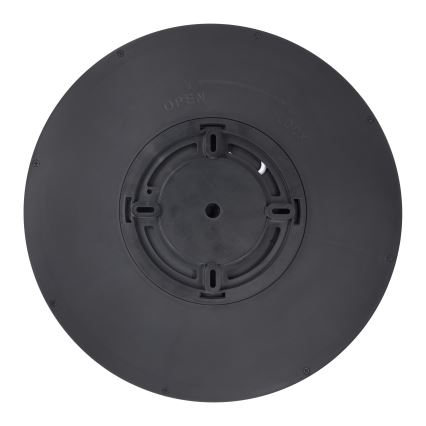 Dimbare LED plafondlamp ESTELA LED/36W/230V diameter 30 cm zwart + afstandsbediening