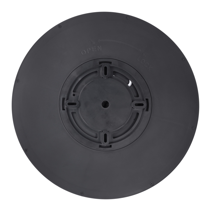 Dimbare LED plafondlamp ESTELA LED/36W/230V diameter 30 cm zwart + afstandsbediening