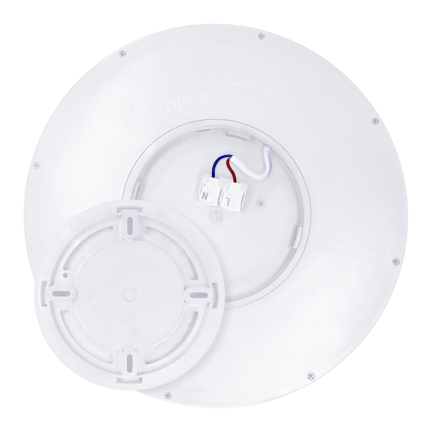 Plafonnier à intensité variable ESTELA LED/36W/230V d. 30 cm blanc + télécommande