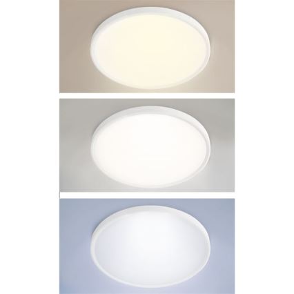 Plafonnier LED dimmable (montage en saillie ou en suspension) LED/40W/230V 3000-6500K + télécommande