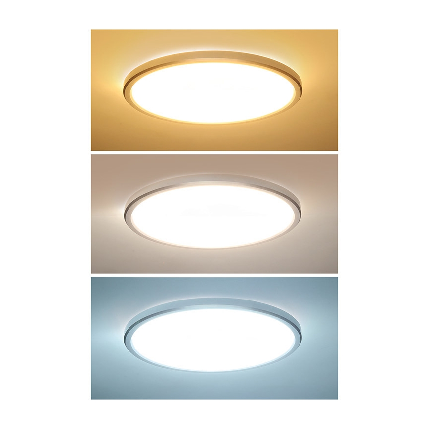 LED plafondlamp voor badkamer ACATE LED/18W/230V 3000/4000/6000K Ø 22 cm IP54