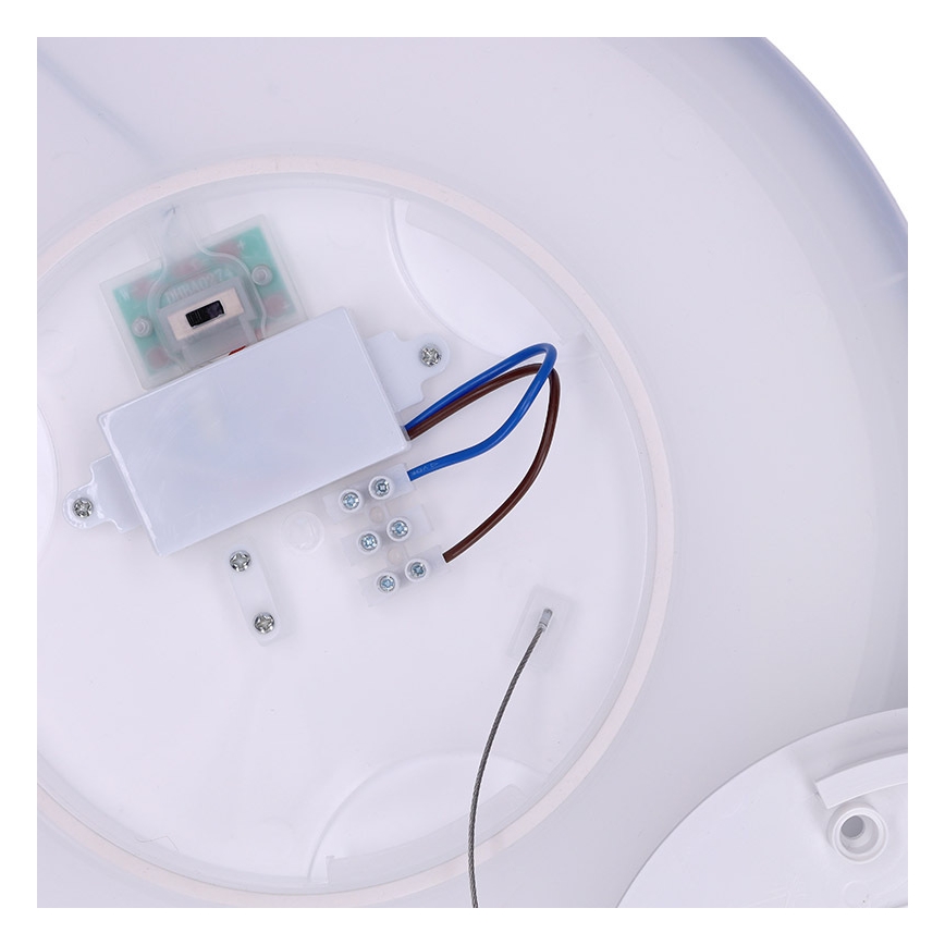 ACATE LED-plafondlamp voor badkamer, 24W/230V, 3000/4000/6000K, Ø 29,3 cm, IP54