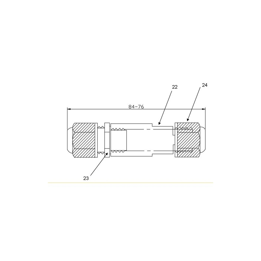Kabelkoppeling 450V AC/10A IP68