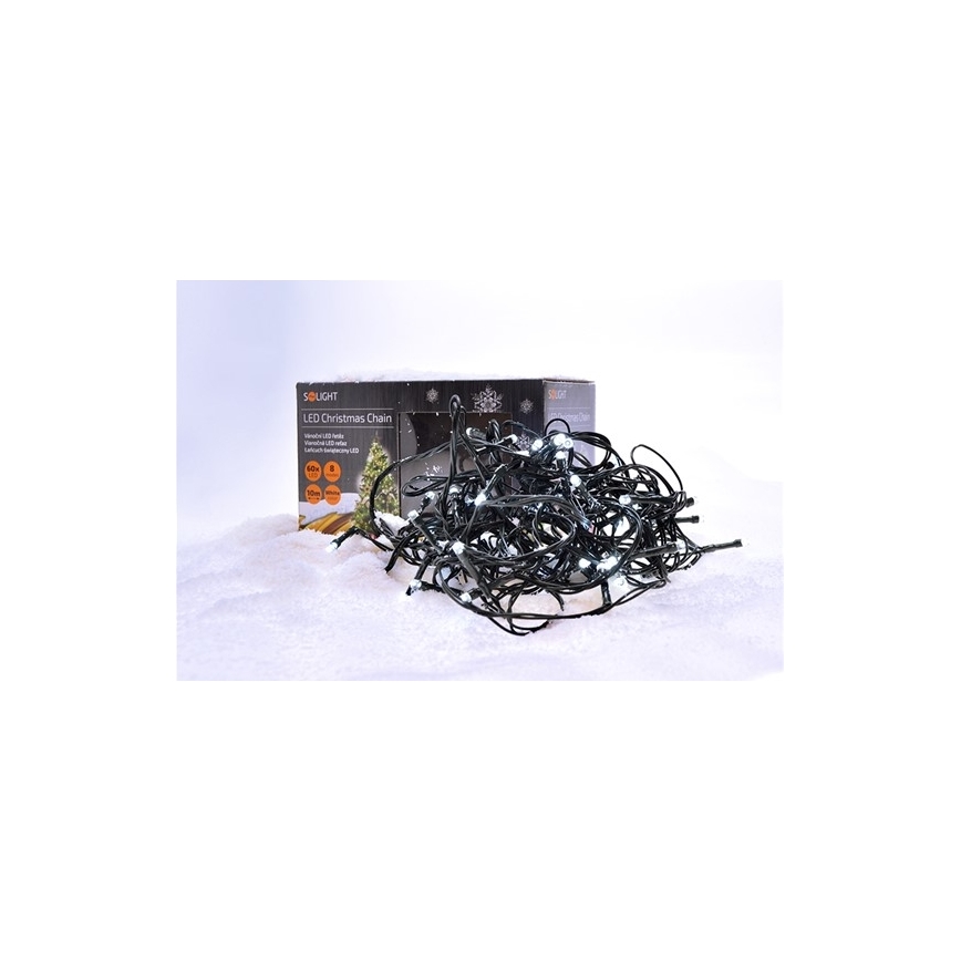 LED Kerst lichtsnoer voor buiten 100xLED/8 Functies IP44 13m koud wit