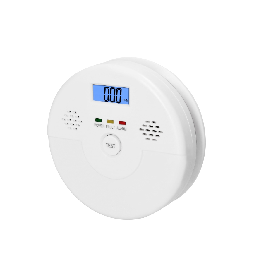 Koolmonoxide (CO) detector met alarm 9V