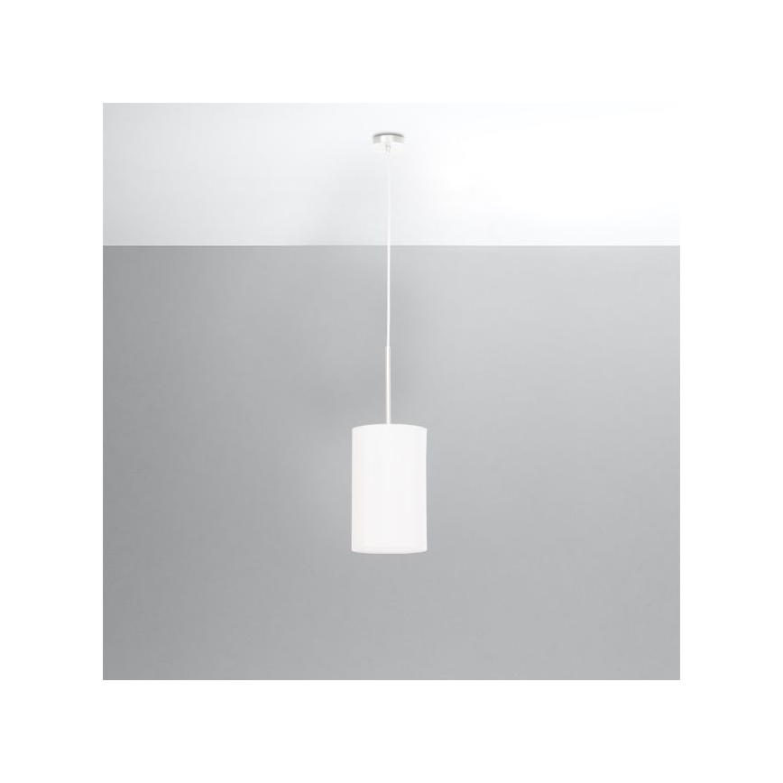 Hanglamp aan een koord OTTO 1x E27 / 60W / 230V d. 15 cm wit