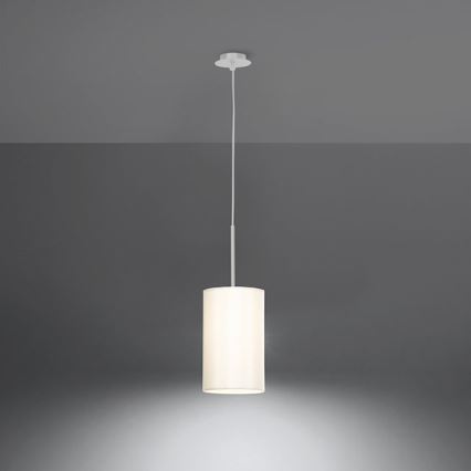 Hanglamp aan een koord OTTO 1x E27 / 60W / 230V d. 15 cm wit