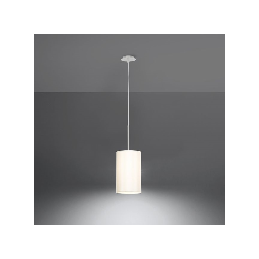 Hanglamp aan een koord OTTO 1x E27 / 60W / 230V d. 15 cm wit