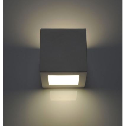 Wandlamp LEO 1xE27/60W/230V wit