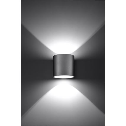 Wandspot ORBIS 1 1xG9/40W/230V grijs