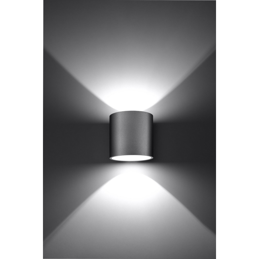 Wandspot ORBIS 1 1xG9/40W/230V grijs