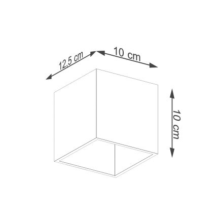 Wandspot QUAD 1 1xG9/8W/230V grijs