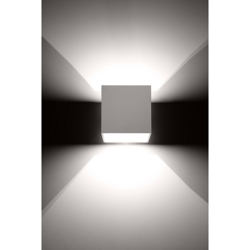 Spot mural QUAD 1 1xG9/8W/230V blanc
