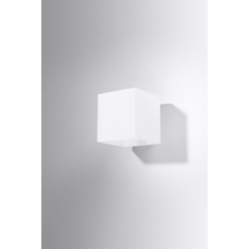 Wandspot RICO 1xG9/40W/230V glas/wit