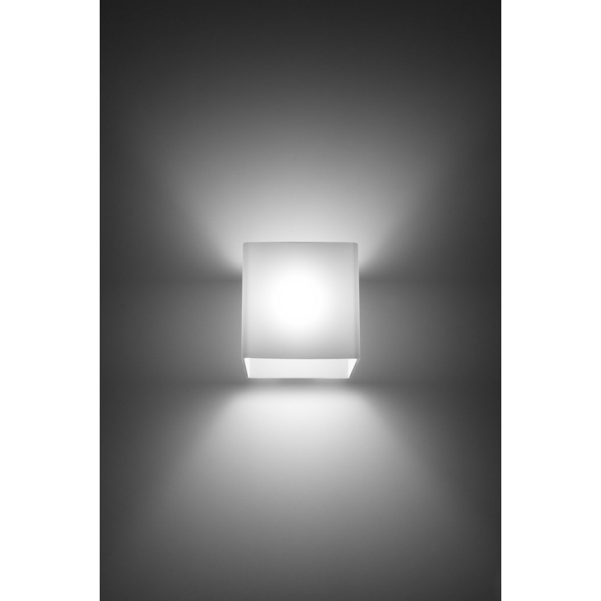 Wandspot RICO 1xG9/40W/230V glas/wit