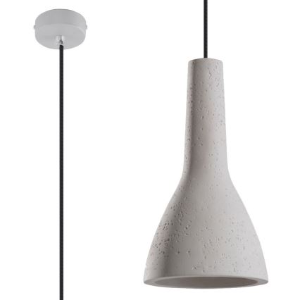 Hanglamp aan een snoer EMPOLI 1xE27/15W/230V beton