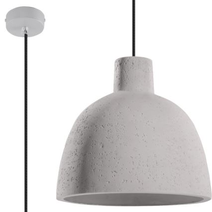 DAMASO Hanglamp met kabel 1xE27/60W/230V beton