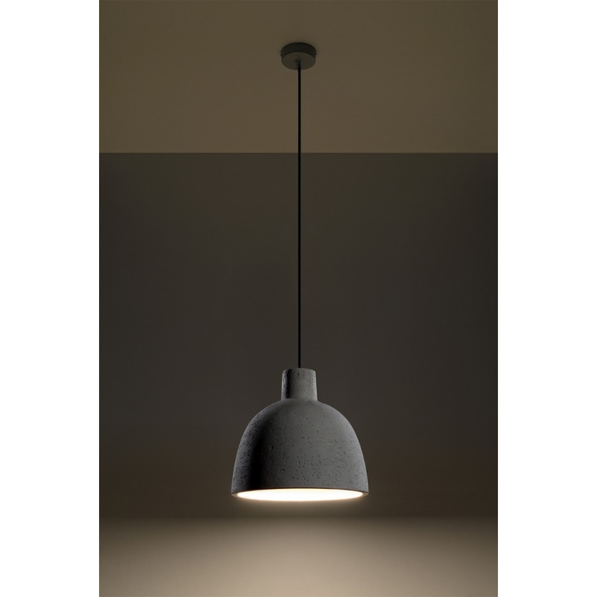 Suspension filaire DAMASO 1xE27/60W/230V béton