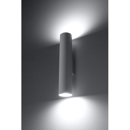 Wandlamp LAGOS 2xGU10/10W/230V wit