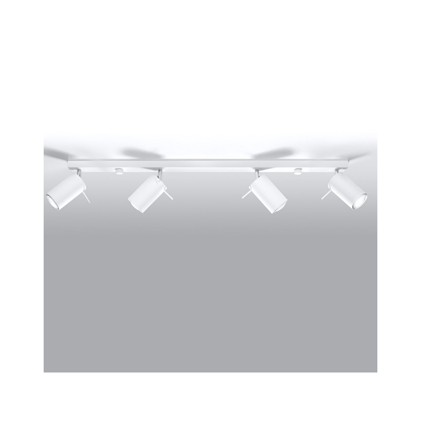 Spot RING 4L 4xGU10/10W/230V blanc